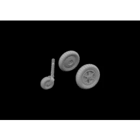   Eduard Accessories Bf 109G-2/G-4 wheels for bulged wings PRINT 1/72 - kerékkészlet