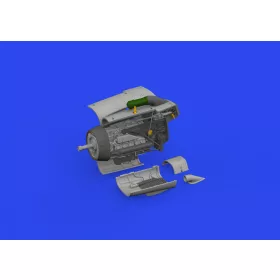   Eduard Accessories Bf 109F engine PRINT 1/72 EDUARD - 3D nyomtatott motorkészlet