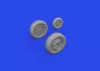 Eduard Accessories L-39 wheels PRINT 1/72 EDUARD - kerékkészlet