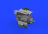 Eduard Accessories Bf 109G-2/G-4 engine PRINT 1/72 EDUARD - 3D nyomtatott motorkészlet
