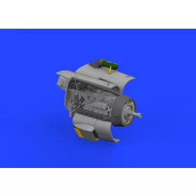   Eduard Accessories Bf 109G-2/G-4 engine PRINT 1/72 EDUARD - 3D nyomtatott motorkészlet