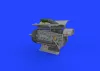 Eduard Accessories Bf 109G-2/G-4 engine PRINT 1/72 EDUARD - 3D nyomtatott motorkészlet