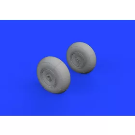   Eduard Accessories Me 410 wheels 1/72 AIRFIX - kerékkészlet