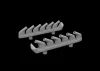 Eduard Accessories P-51D exhaust stacks PRINT - 3D nyomtatott kipufogócsonkok