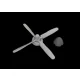Eduard Accessories P-51D Hamilton Standard propeller PRINT - 3D nyomtatott légcsavar