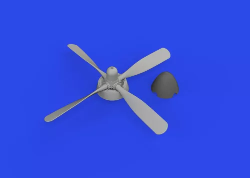 Eduard Accessories P-51D Hamilton Standard propeller uncuffed PRINT - 3D nyomtatott gallér nélküli légcsavar