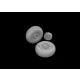 Eduard Accessories P-51D wheels diamond tread - kerékkészlet