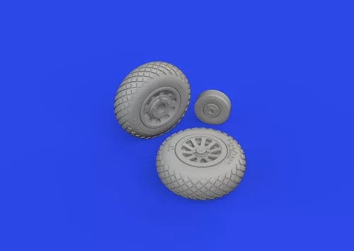 Eduard Accessories P-51D wheels diamond tread - kerékkészlet