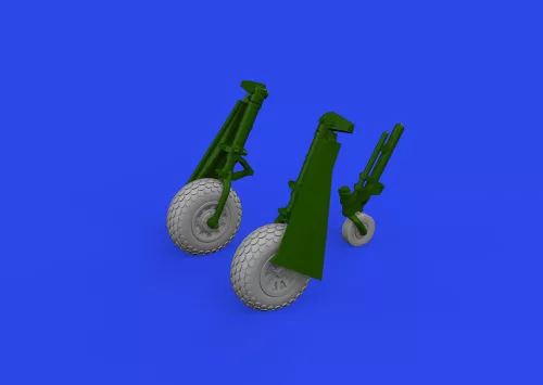 Eduard Accessories P-51D wheels oval tread - kerékkészlet
