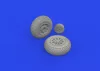 Eduard Accessories P-51D wheels cross tread - kerékkészlet