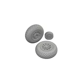   Eduard Accessories P-51D wheels diamond tread 2 1/72 - kerékkészlet