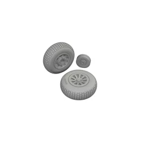   Eduard Accessories P-51D wheels block tread 2 1/72 - kerékkészlet