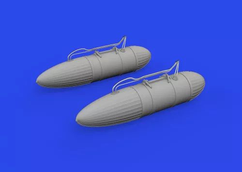 Eduard Accessories P-51D 108gal paper drop tanks PRINT - 3D nyomtatott póttartály-készlet
