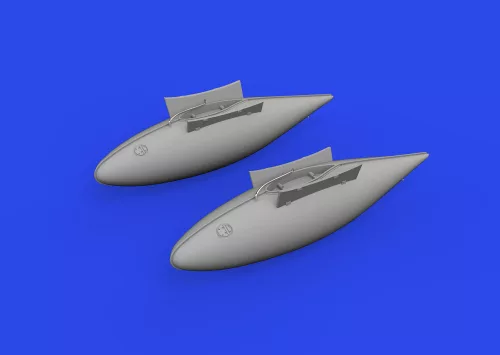 Eduard Accessories P-51D 165gal fuel tanks PRINT - 3D nyomtatott póttartály-készlet