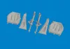 Eduard Accessories P-51D undercarriage legs PRINT  EDUARD - futómű-részletező készlet