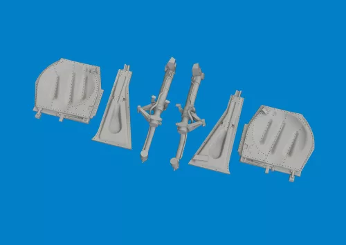 Eduard Accessories P-51D undercarriage legs PRINT  EDUARD - futómű-részletező készlet