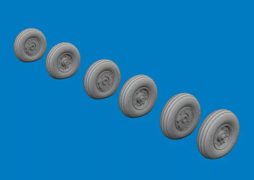 Eduard Accessories Chinook HC.1 wheels  AIRFIX - kerékkészlet