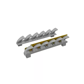   Eduard Accessories Bf 109G-6 exhaust stacks PRINT  TAMIYA - 3D nyomtatott kipufogócsonkok