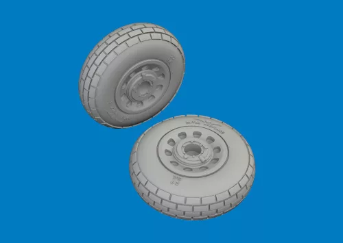 Eduard Accessories P-51D wheels block tread for Arma Hobby - kerékkészlet