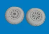 Eduard Accessories P-51D wheels block tread for Arma Hobby - kerékkészlet