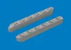 Eduard Accessories P-51D exhaust stacks w/ fairing PRINT for Arma Hobby - 3D nyomtatott kipufogócsonkok