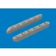Eduard Accessories P-51D exhaust stacks w/ fairing PRINT for Arma Hobby - 3D nyomtatott kipufogócsonkok