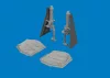 Eduard Accessories P-51D undercarriage legs PRINT for Arma Hobby - futómű-részletező készlet