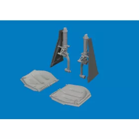   Eduard Accessories P-51D undercarriage legs PRINT for Arma Hobby - futómű-részletező készlet