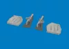 Eduard Accessories P-51D undercarriage legs PRINT for Arma Hobby - futómű-részletező készlet