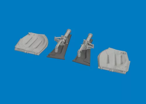 Eduard Accessories P-51D undercarriage legs PRINT for Arma Hobby - futómű-részletező készlet