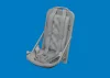 Eduard Accessories P-51D seat w/ integral seat belts PRINT for Arma Hobby - 3D nyomtatott ülés integrált biztonsági övekkel