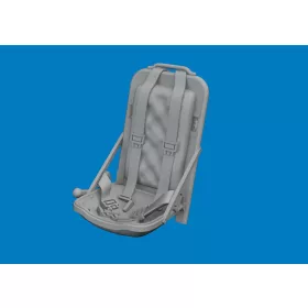   Eduard Accessories P-51D seat w/ integral seat belts PRINT for Arma Hobby - 3D nyomtatott ülés integrált biztonsági övekkel