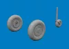 Eduard Accessories Bf 109K-4 wheels for Eduard - kerékkészlet