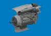 Eduard Accessories Bf 109K-4 engine PRINT 1/72 for Eduard - 3D nyomtatott motorkészlet