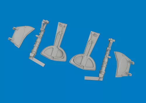 Eduard Accessories Bf 109K-4 undercarriage legs PRINT for Eduard - futómű-részletező készlet
