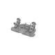 Eduard Accessories Me 262A rudder pedals PRINT for Arma Hobby - oldalkormány-pedálok