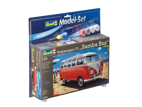 Revell Model Set VW T1 Samba Bus – 1:24 kisbusz makett