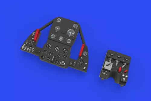 Eduard Accessories P-39Q LööK 1/72 for ARMA HOBBY - LööK műszerfal- és biztonságiöv-készlet