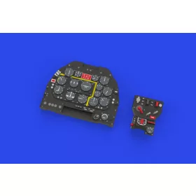   Eduard Accessories P-51D-10 LööK  1/72 - LööK műszerfal- és biztonságiöv-készlet