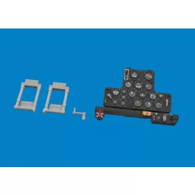   Eduard Accessories P-36A LööK for Arma Hobby - LööK műszerfal- és biztonságiöv-készlet