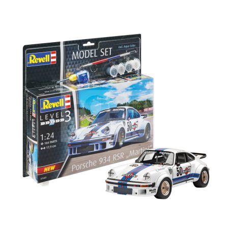 Revell Model Set Porsche 934 RSR Martini 1:24 autó makett 67685R