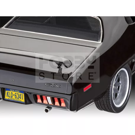 Revell Model Set Fast & Furious - Dominics 1971 Plymouth GTX 1:24 autó makett 67692R