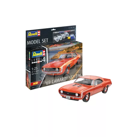 Revell Model Set 69 Camaro SS 1:25 autó makett 67712R