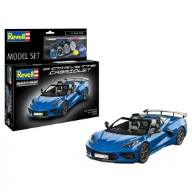 Revell Model Set Corvette C8 Cabriolet – 1:25 autó makett