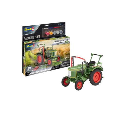 Revell Model Set easy-click Fendt F20 Dieselro 1:24 traktor makett 67822R