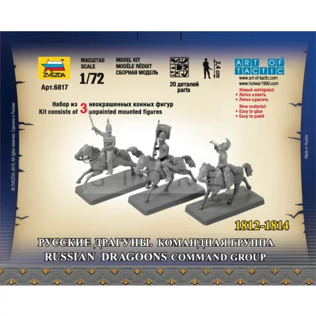Zvezda Russ.Drag.Comm.Group makett 1:72 (6817Z)