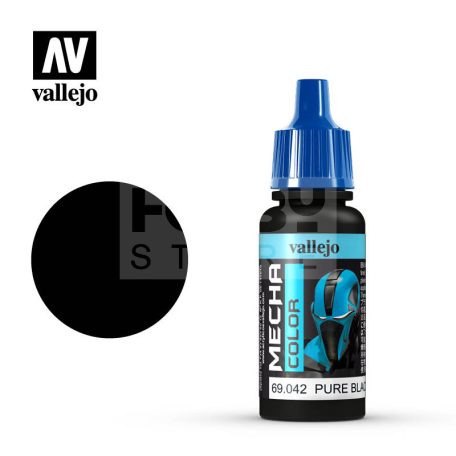 Vallejo Mecha Color - Pure Black akrilfesték 17 ml - 69042V