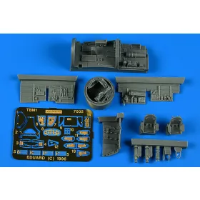   Aires TBM Avenger Cocpit set Cockpit-Set mit Abwehrturm - cockpitkészlet védőtoronnyal