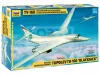 Zvezda Tupoljev TU-160 szuperszonikus bombázó 'Blackjack' makett 1:144 (7002Z)