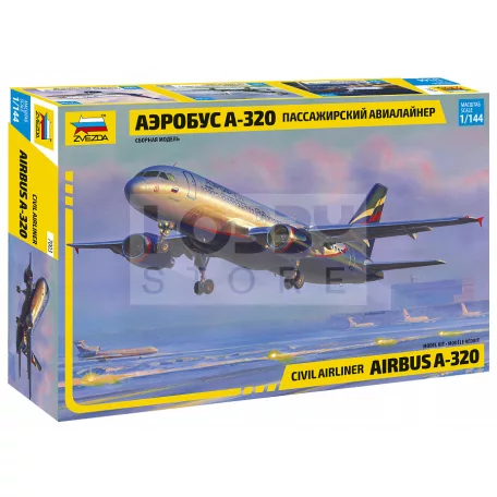 Zvezda Airbus A-320 makett 1:144 (7003Z)